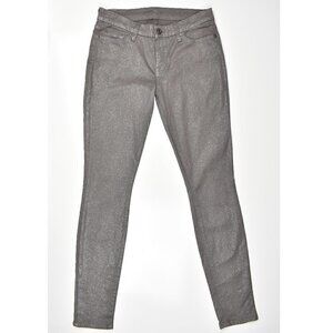 7 For All Mankind The Skinny Glitter Jeans 27